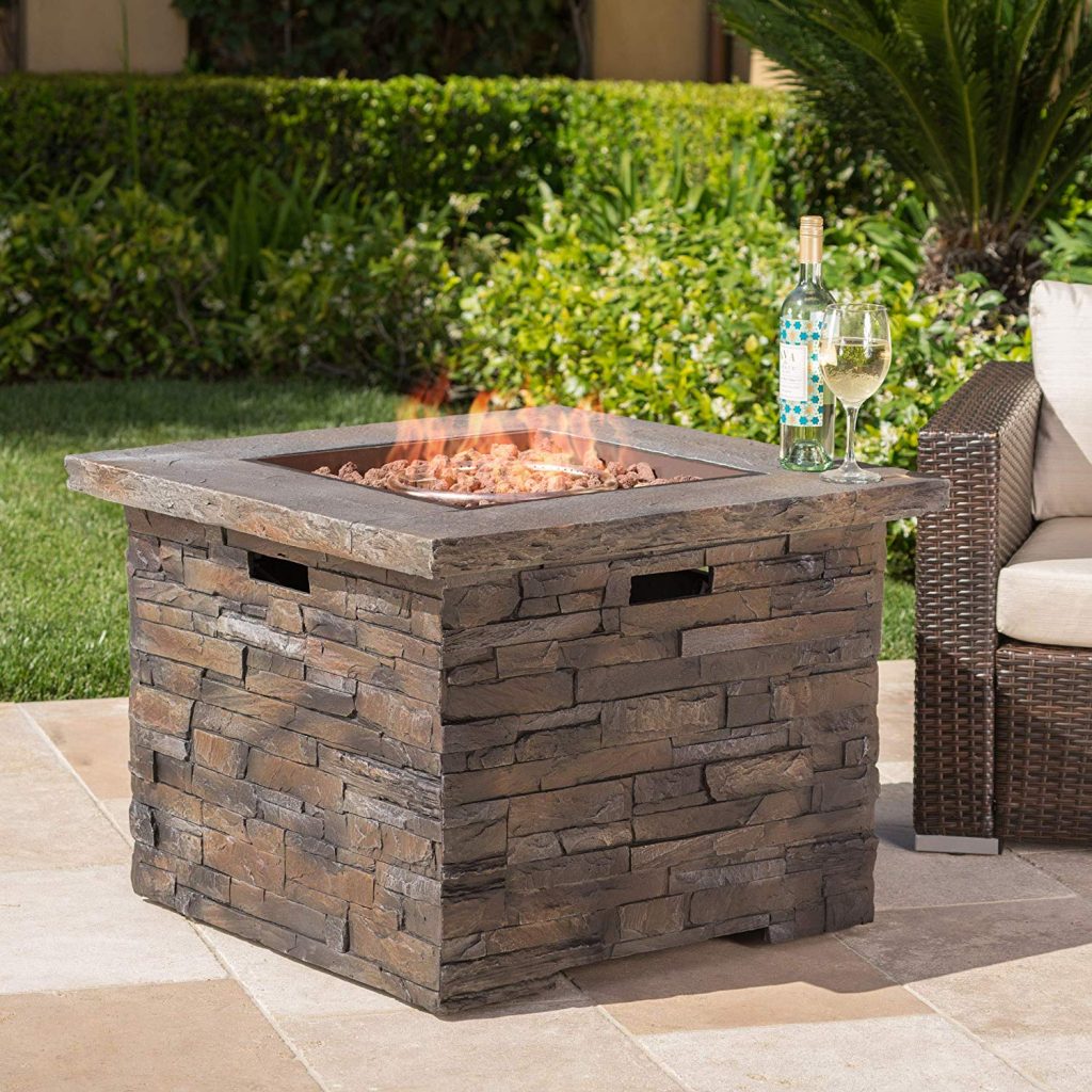 outdoor gas fire pit